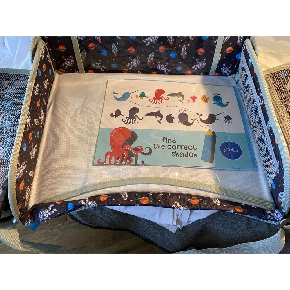 Travel Tray For‎ Car Seat, Road Trip Essentials With Drawing Kit, Carseat Tray